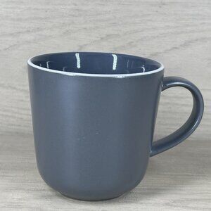 Dark Gray with White Rim Mug DOULTON GORDON RAMSAY BREAD STREET MUG